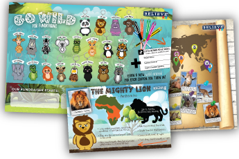 Believe Kids Fundraising | Go Wild for Fundraising Poster
