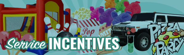 Customize your Fundraiser with Service Incentives
